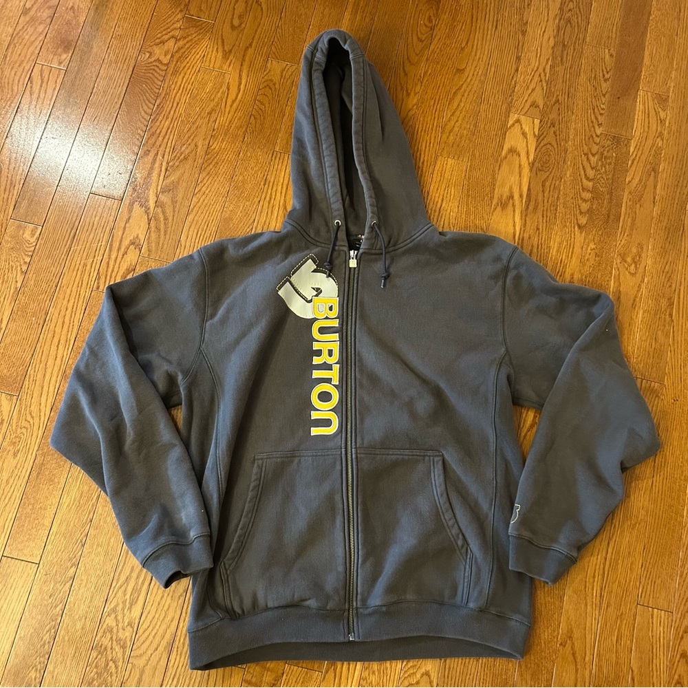 Burton Mens Hoodie - Grey Sz Large